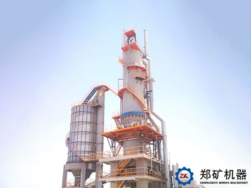 高熱值-100 tpd 燃油豎窯活性石灰生產(chǎn)線安裝現(xiàn)場(chǎng)100 tpd Fuel oil vertical lime kiln production line installation site_compressed.jpg
